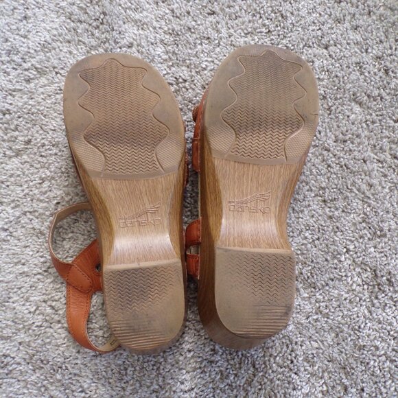 Dansko leather platform sandals 39 - Picture 7 of 12